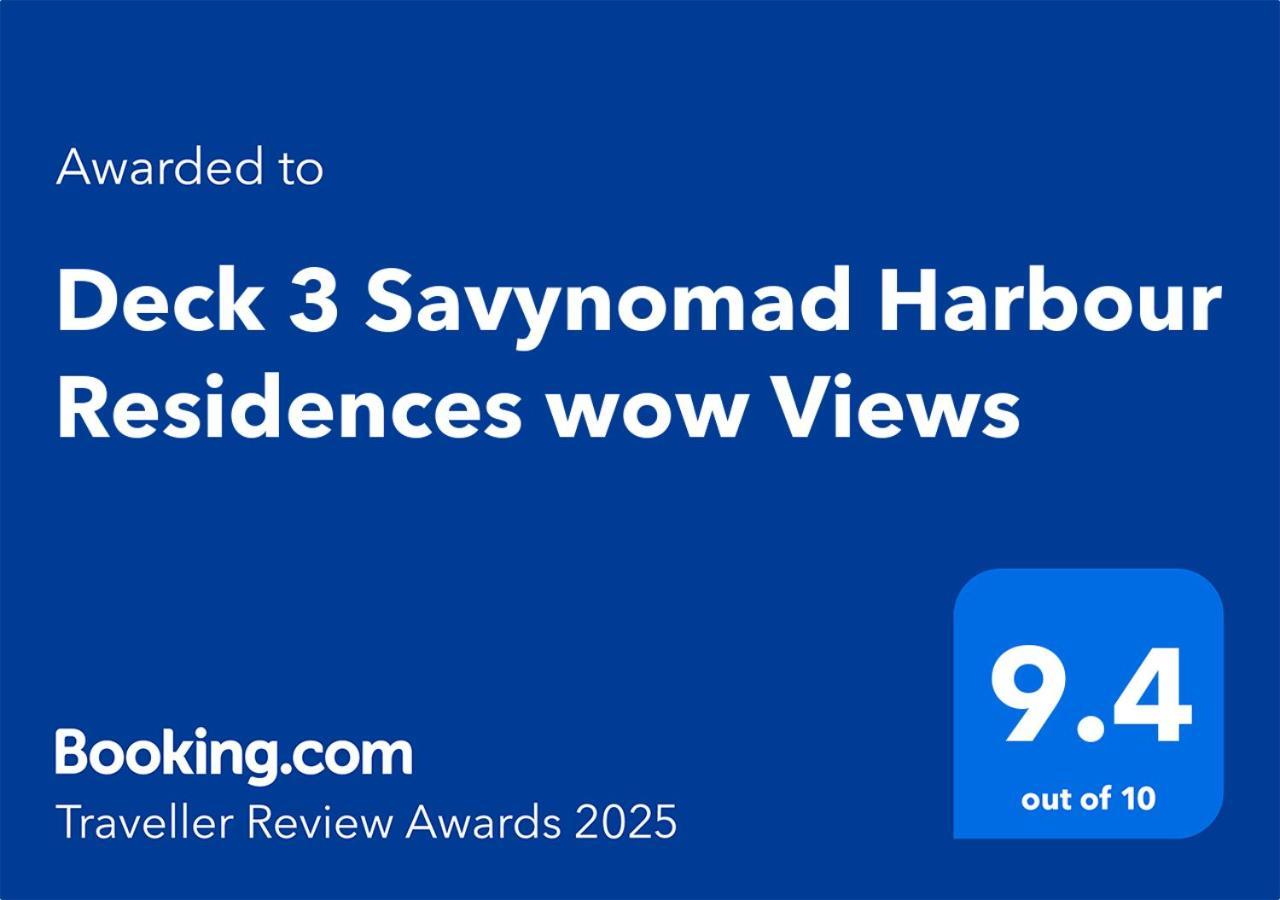 Deck 3 Savynomad Harbour Residences Wow Views Cospicua Zewnętrze zdjęcie